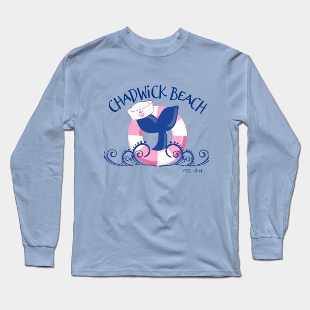 Chadwick Beach Girl Long Sleeve T-Shirt by triobyn123